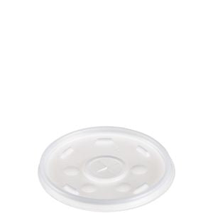 Lids for Foam Cups & Containers 12 (Straw-Slotted)