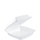 Foam Hinged Lid Container 8.5" - Single Compartment
