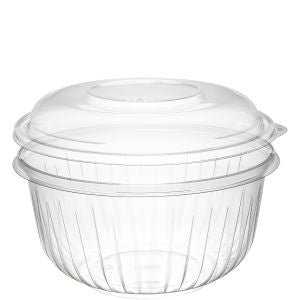 Clear Container OPS Bowl with Dome Lid (48 oz)