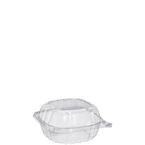 Clear Hinged Lid Containers 6" Sandwich