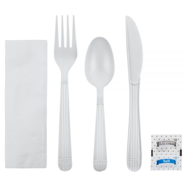 Cutlery Kits PP Heavy-Weight (White)