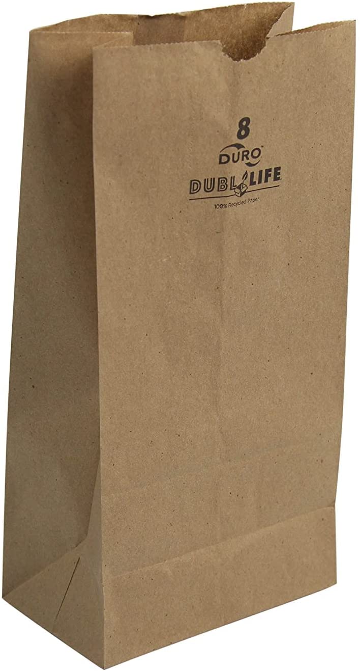 Duro 8 lb. Brown Paper Bag