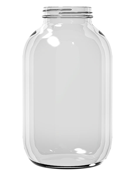 Glass Jar 128 oz. Flint