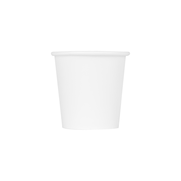 Paper Food Container 4 oz White