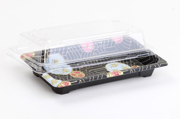 Plastic Disposable Sushi Container Cherry Blossom (OP-04CB)