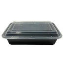 Plastic Rectangle Container (38oz)