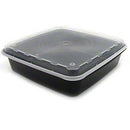 Plastic Square Container (48 oz)