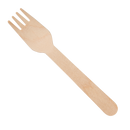 Wooden Compostable Fork, Heavy Weight