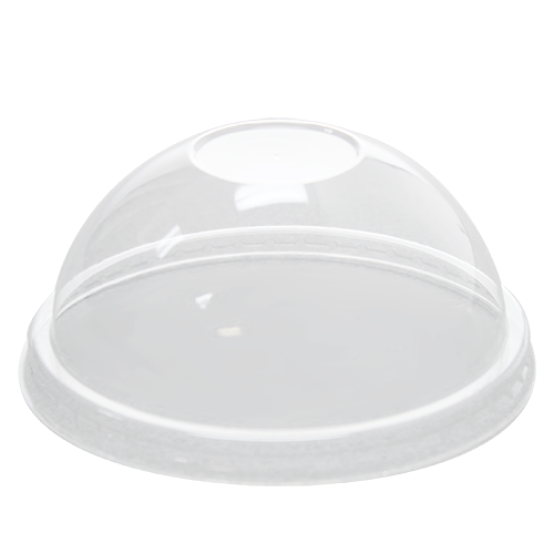 PET Dome Lid for Paper Food Container 12 oz