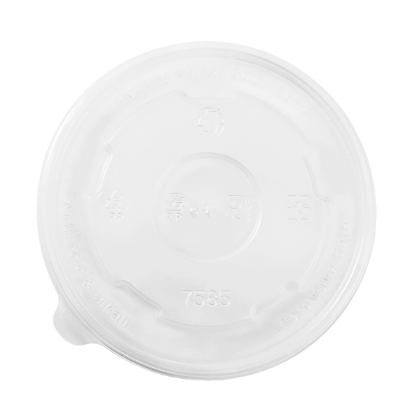 PP Flat Lid for Paper Food Container 20 oz