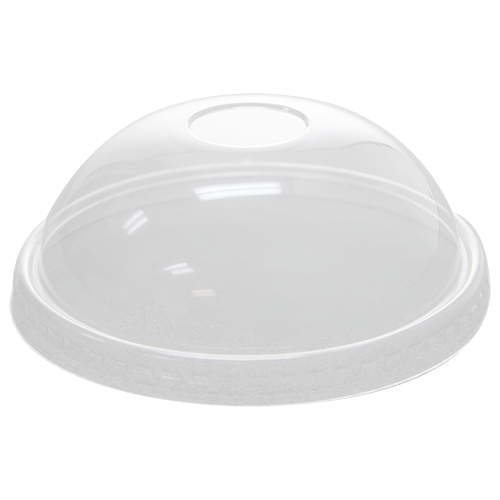 PET Dome Lid for Paper Food Container 20 oz