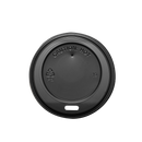 Hot Cup Dome Lid Black Fit for 8 oz