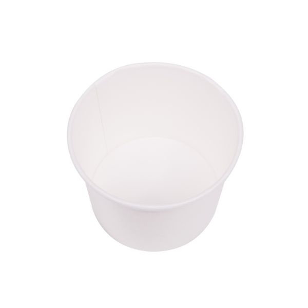 Paper Food Container 12 oz White