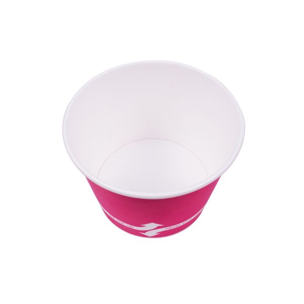 Paper Food Container 16 oz Pink