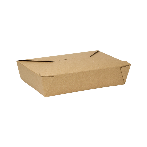 Paper Fold To-Go Container Kraft