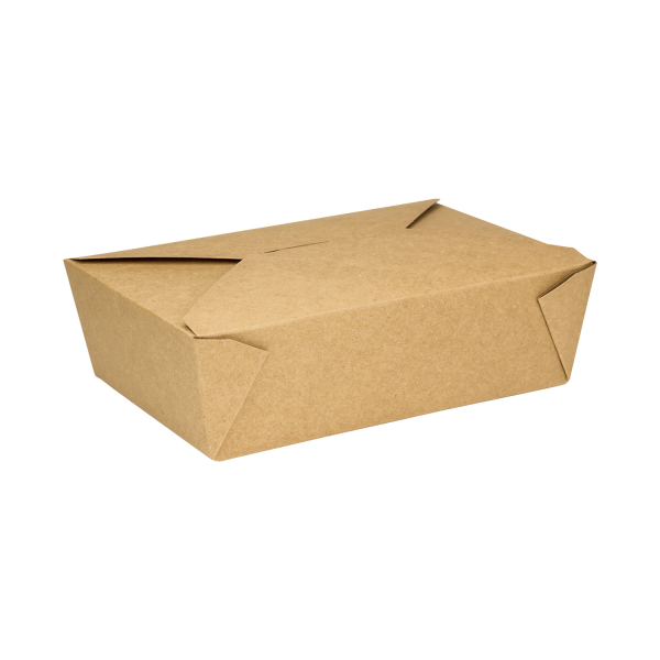 Paper Fold To-Go Container Kraft