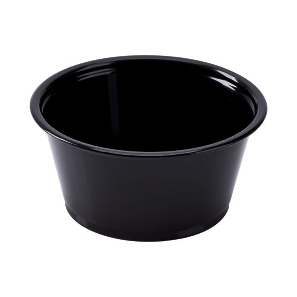 Portion Cup Black 3.25 oz